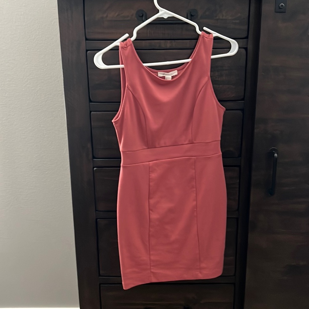 Salmon colored Forever 21 mini dress size small